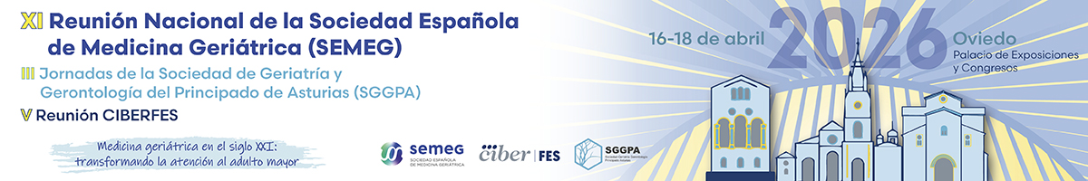 SEMEG 2026. X Reunión Anual Sociedad Española de Medicina Gerontológica. Oviedo 16-18 de abril de 2026
